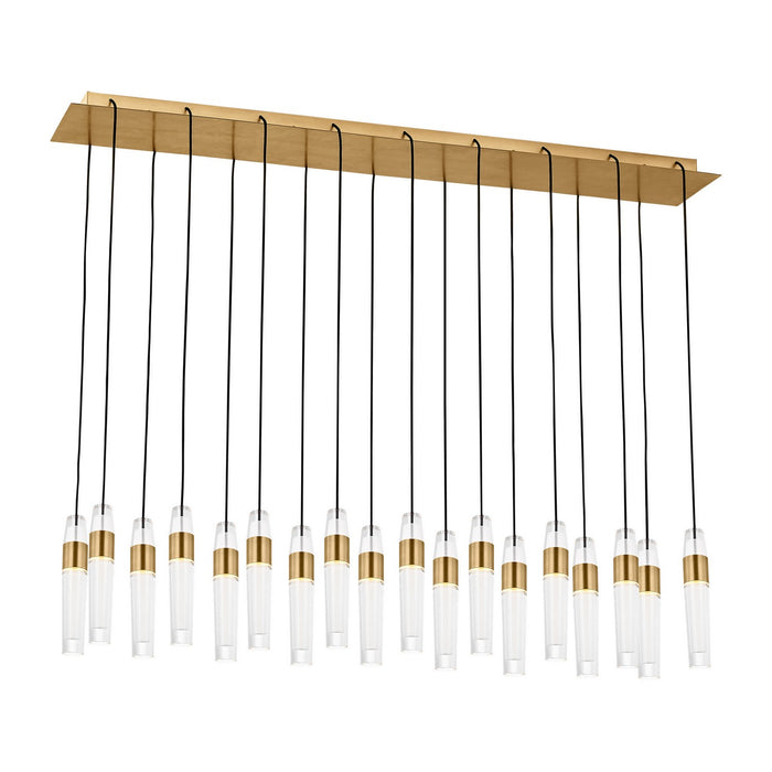 Visual Comfort Modern - SLCH40227NB-277 - LED Chandelier - Lassell - Nightshade Black