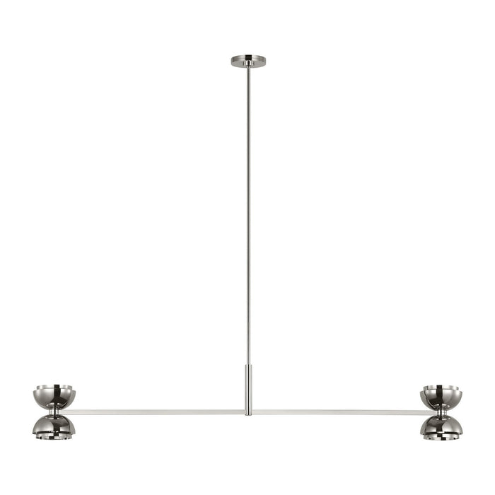 Visual Comfort Modern - SLLS31927N - LED Linear Chandelier - Shanti - Polished Nickel