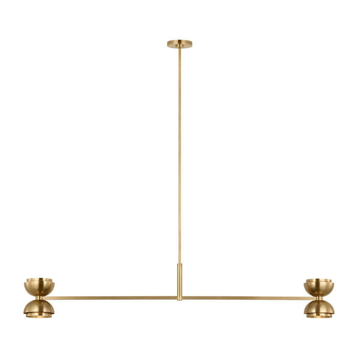 Visual Comfort Modern - SLLS31927NB - LED Linear Chandelier - Shanti - Natural Brass