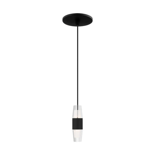 Visual Comfort Modern - SLPD38127B - LED Pendant - Lassell - Nightshade Black