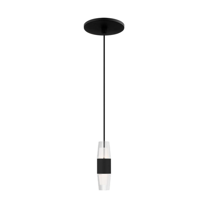 Visual Comfort Modern - SLPD38127B - LED Pendant - Lassell - Nightshade Black