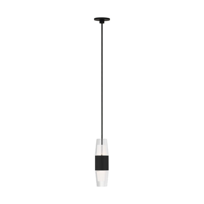 Visual Comfort Modern - SLPD38227B - LED Pendant - Lassell - Nightshade Black