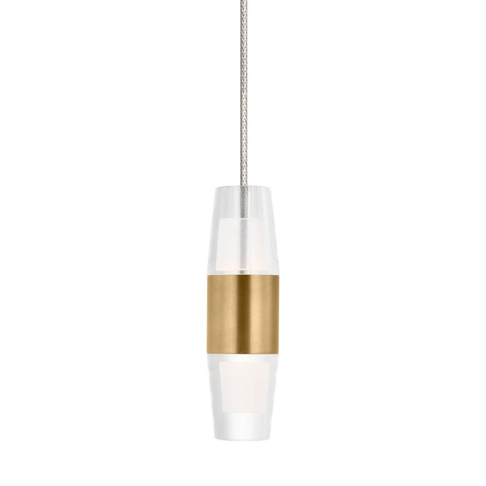 Visual Comfort Modern - SLPD395MP27NB - LED Pendant - Lassell - Natural Brass