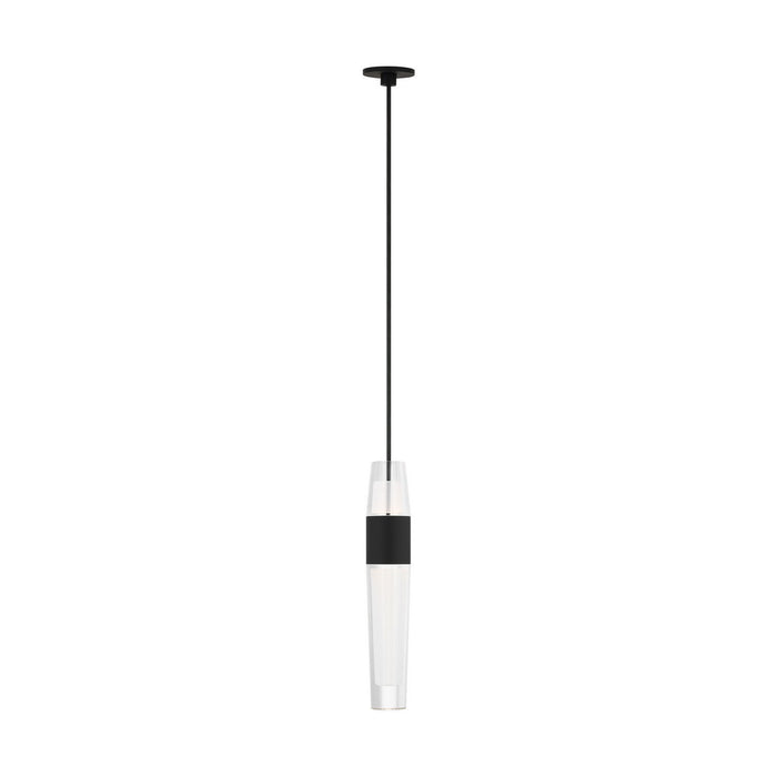 Visual Comfort Modern - SLPD39827B - LED Pendant - Lassell - Nightshade Black