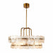 Arteriors - DMI15 - Four Light Chandelier - Cascade - Clear/Antique Brass