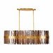 Arteriors - DRC10 - Eight Light Chandelier - Sinclair - Smoke/Antique Brass