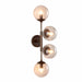 Arteriors - DWC35 - Four Light Wall Sconce - Christelle - Smoke/English Bronze