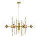 Eurofase - 47222-014 - Nine Light Chandelier - Traiton - Gold