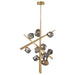 Eurofase - 47235-014 - LED Chandelier - Thorah - Gold