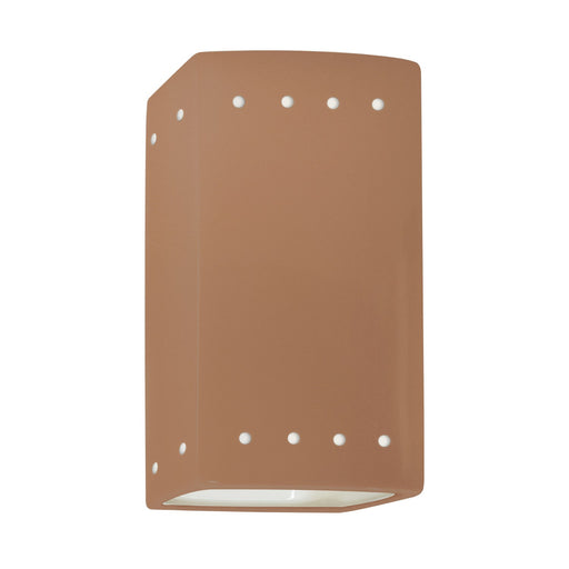 Justice Designs - CER-0925-ADOB - One Light Wall Sconce - Ambiance - Adobe