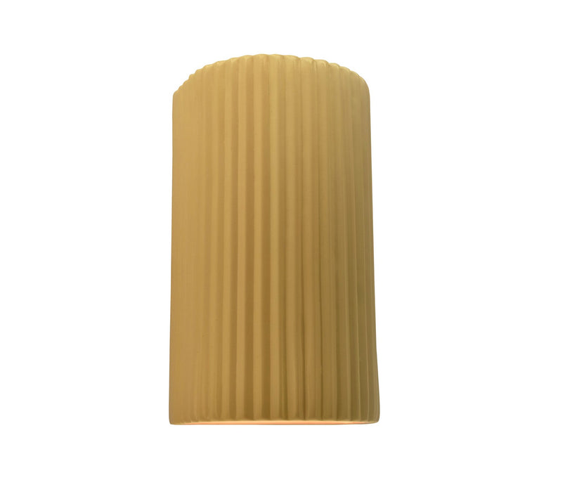 Justice Designs - CER-5745-MYLW - Two Light Wall Sconce - Ambiance - Muted Yellow