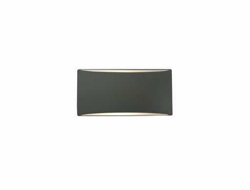 Justice Designs - CER-5760-PWGN - One Light Wall Sconce - Ambiance - Pewter Green