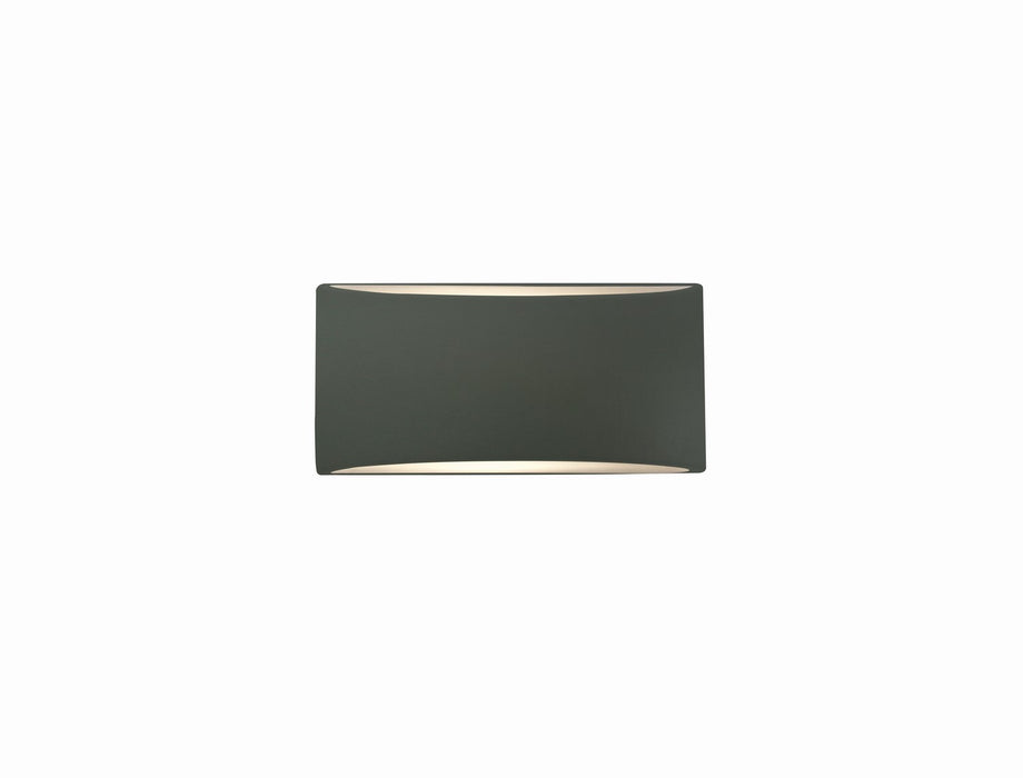 Justice Designs - CER-5760-PWGN - One Light Wall Sconce - Ambiance - Pewter Green