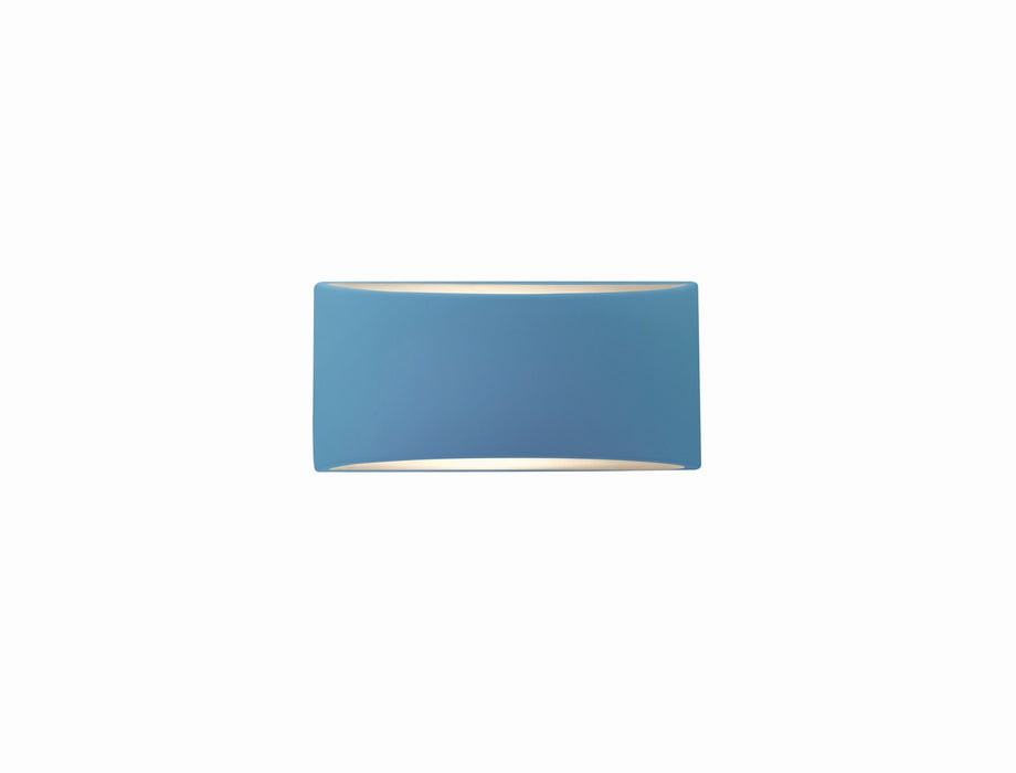 Justice Designs - CER-5760-SKBL - One Light Wall Sconce - Ambiance - Sky Blue