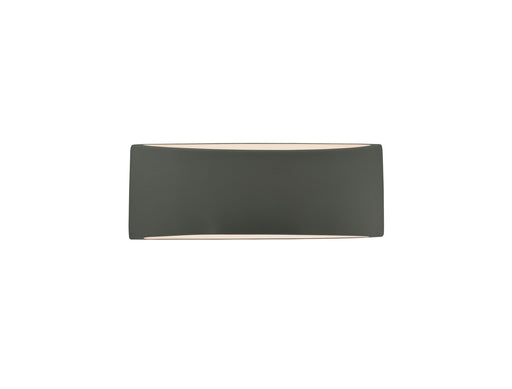 Justice Designs - CER-5765-PWGN - One Light Wall Sconce - Ambiance - Pewter Green