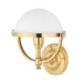 Hudson Valley - 3301-AGB - One Light Wall Sconce - Stratford - Aged Brass