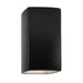 Justice Designs - CER-5915-CRB - Wall Sconce - Ambiance - Carbon - Matte Black