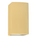 Justice Designs - CER-5955W-MYLW - LED Outdoor Wall Sconce - Ambiance - Muted Yellow