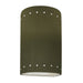 Justice Designs - CER-5990W-MGRN - One Light Outdoor Wall Sconce - Ambiance - Matte Green