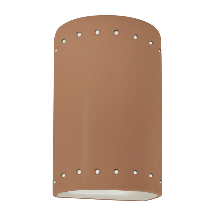 Justice Designs - CER-5995-ADOB - One Light Wall Sconce - Ambiance - Adobe