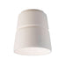 Justice Designs - CER-6150-BIS - One Light Flush-Mount - Radiance - Bisque