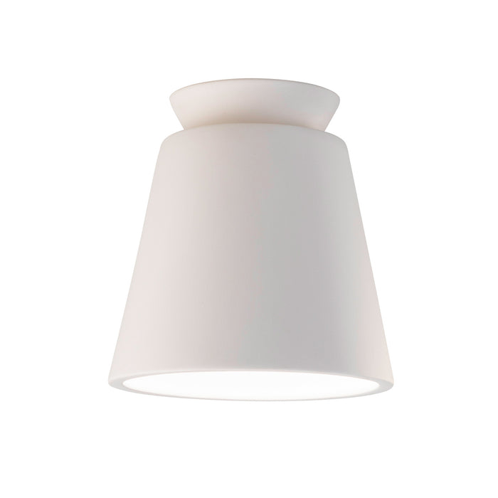 Justice Designs - CER-6170-BIS - One Light Flush-Mount - Radiance - Bisque