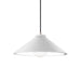 Justice Designs - CER-6240-WHT-NCKL-BKCD - One Light Pendant - Radiance - Gloss White