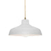 Justice Designs - CER-6260-BIS-ABRS-BEIG-TWST - One Light Pendant - Radiance - Bisque