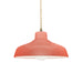 Justice Designs - CER-6260-BSH-ABRS-BEIG-TWST - One Light Pendant - Radiance - Gloss Blush