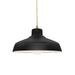 Justice Designs - CER-6260-CRB-ABRS-BEIG-TWST - One Light Pendant - Radiance - Carbon - Matte Black