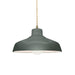 Justice Designs - CER-6260-PWGN-ABRS-BEIG-TWST - One Light Pendant - Radiance - Pewter Green