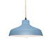 Justice Designs - CER-6260-SKBL-MBLK-BEIG-TWST - One Light Pendant - Radiance - Sky Blue