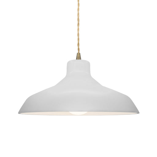 Justice Designs - CER-6263-BIS-ABRS-BEIG-TWST - One Light Pendant - Radiance - Bisque