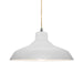 Justice Designs - CER-6263-BIS-NCKL-BEIG-TWST - One Light Pendant - Radiance - Bisque