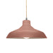 Justice Designs - CER-6263-CLAY-NCKL-BEIG-TWST - One Light Pendant - Radiance - Canyon Clay