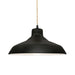 Justice Designs - CER-6263-CRB-MBLK-BEIG-TWST - One Light Pendant - Radiance - Carbon - Matte Black