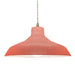 Justice Designs - CER-6265-BSH-ABRS-BEIG-TWST - One Light Pendant - Radiance - Gloss Blush