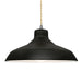 Justice Designs - CER-6265-CRB-NCKL-BEIG-TWST - One Light Pendant - Radiance - Carbon - Matte Black