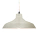 Justice Designs - CER-6265-CRK-MBLK-BEIG-TWST - One Light Pendant - Radiance - White Crackle