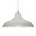 Justice Designs - CER-6265-MAT-NCKL-BEIG-TWST - One Light Pendant - Radiance - Matte White