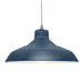 Justice Designs - CER-6265-MDMT-NCKL-BEIG-TWST - One Light Pendant - Radiance - Midnight Sky w/ Matte White