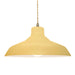 Justice Designs - CER-6265-MYLW-ABRS-BEIG-TWST - One Light Pendant - Radiance - Muted Yellow