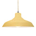 Justice Designs - CER-6265-MYLW-NCKL-BEIG-TWST - One Light Pendant - Radiance - Muted Yellow