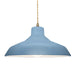 Justice Designs - CER-6265-SKBL-ABRS-BEIG-TWST - One Light Pendant - Radiance - Sky Blue