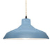 Justice Designs - CER-6265-SKBL-MBLK-BEIG-TWST - One Light Pendant - Radiance - Sky Blue