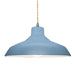 Justice Designs - CER-6265-SKBL-NCKL-BEIG-TWST - One Light Pendant - Radiance - Sky Blue