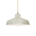 Justice Designs - CER-6260-CRK-ABRS-BEIG-TWST - One Light Pendant - Radiance - White Crackle