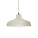 Justice Designs - CER-6260-CRK-MBLK-BEIG-TWST - One Light Pendant - Radiance - White Crackle