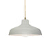 Justice Designs - CER-6260-MAT-ABRS-BEIG-TWST - One Light Pendant - Radiance - Matte White