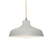 Justice Designs - CER-6260-MAT-NCKL-BEIG-TWST - One Light Pendant - Radiance - Matte White